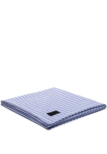 Magniberg Wall Street stripe-pattern double duvet cover - Blu