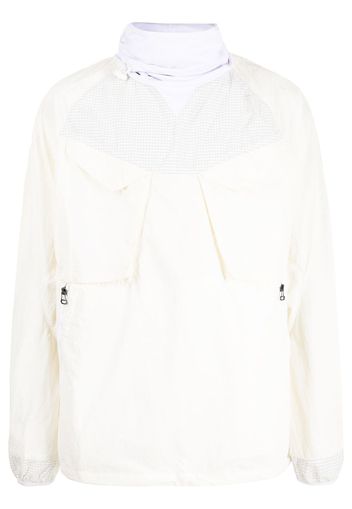 Maharishi pullover funnel-neck jacket - Bianco