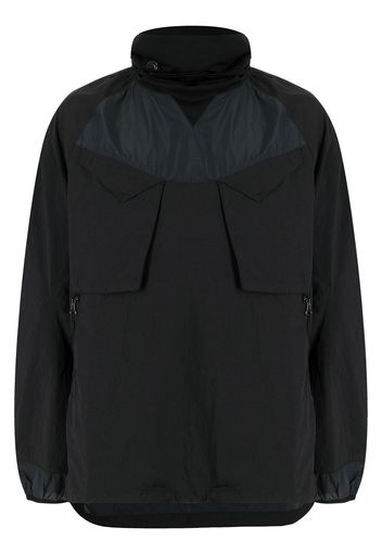 Maharishi pullover funnel-neck jacket - Nero