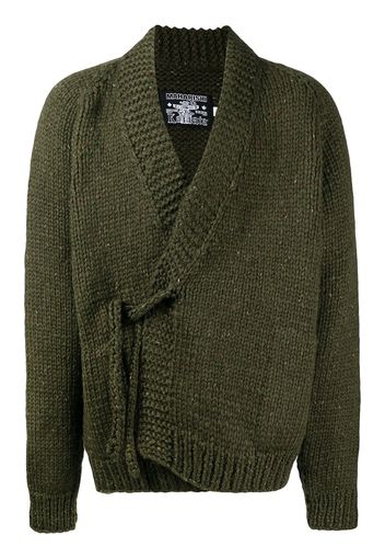 Maharishi Cardigan con nodo - Verde