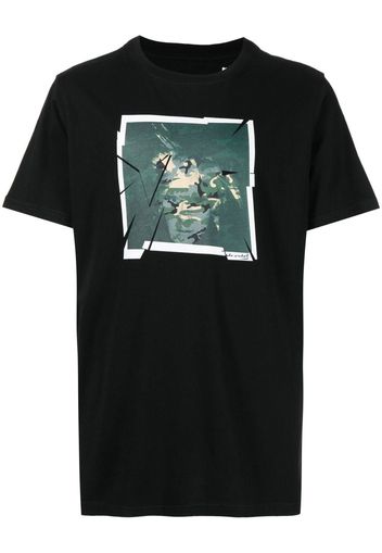 Maharishi T-shirt con stampa grafica - Nero