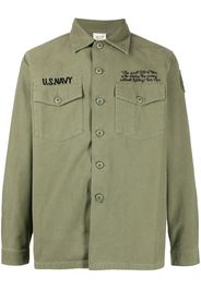 Maharishi May '68 embroidered shirt - Verde