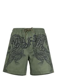 Maharishi Maharishi Muay Thai swim shorts - Verde