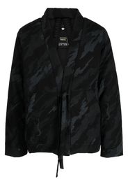 Maharishi Bonsai Forest-print padded jacket - Nero