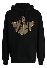 Maharishi Maha Temple cotton hoodie - Nero