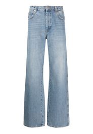 Mainless Jeans dritti con effetto vissuto - Blu