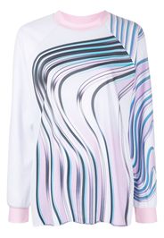 Maisie Wilen wave-print top - Multicolore