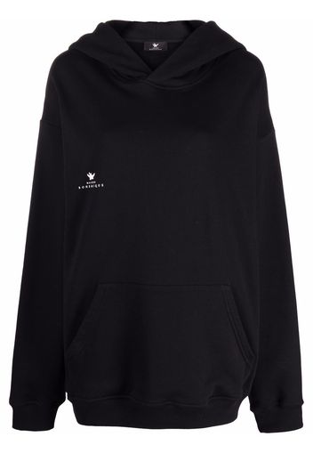 Maison Bohemique chest logo-print hoodie - Nero