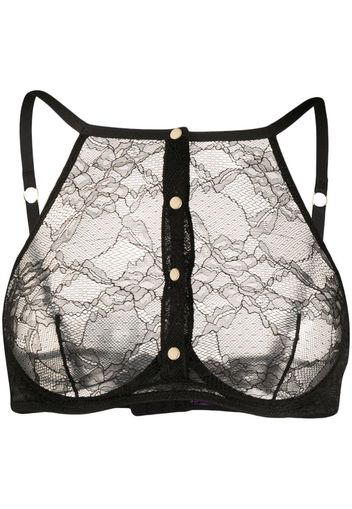 Reggiseno in pizzo con bottoni