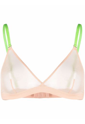 Maison Close Corps à Corps semi-sheer bra - Toni neutri