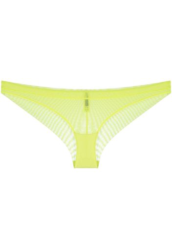 Maison Close Slip semi trasparenti Corps à Corps - Giallo