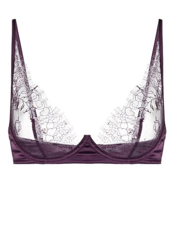 Maison Close Villa Satine Soutien Gorge balconette bra - Viola