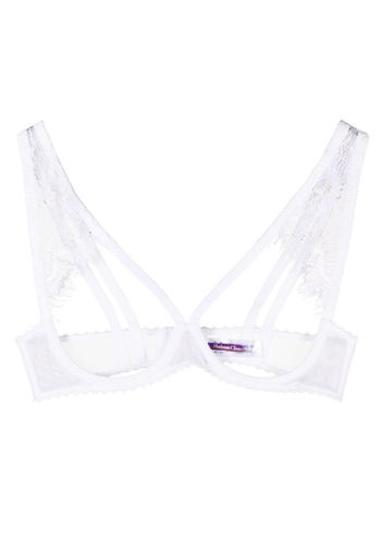 Maison Close Accroche Coeur cut-out detail bra - Bianco