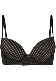 striped push up bra