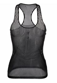 Maison Close Top a righe - Nero