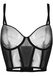 Maison Close L'Amoureuse Soutien Gorge bustier - Nero