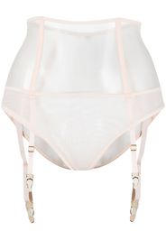 Maison Close L'Amoureuse high-waisted suspender briefs - Rosa