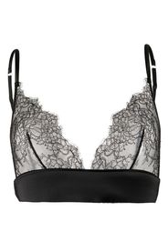 Maison Close Reggiseno a triangolo con pizzo - Nero