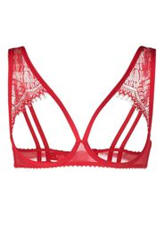 Maison Close Reggiseno Accroche Coeur - Rosso