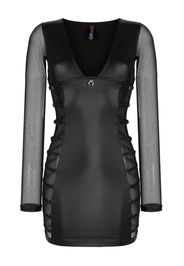 Maison Close Chambre Noire Private fitted dress - Nero