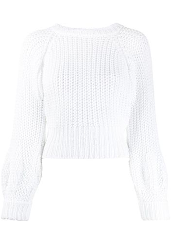 chunky knit cropped jumper