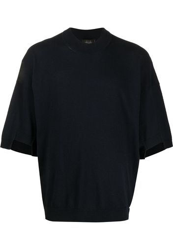 round neck knitted T-shirt