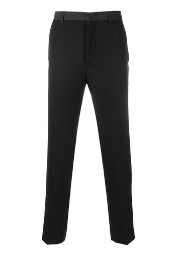 tapered leg trousers