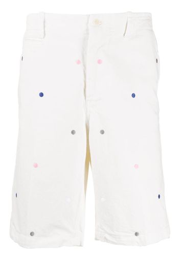 polka-dot print bermuda shorts