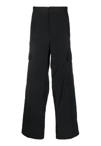 Maison Flaneur high-waisted cargo trousers - Nero