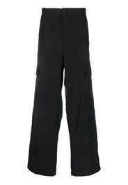 Maison Flaneur high-waisted cargo trousers - Nero