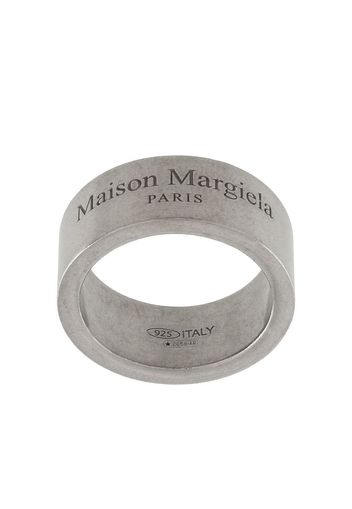 Maison Margiela Anello inciso - Argento