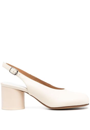 Maison Margiela Tabi toe slingback pumps - Bianco