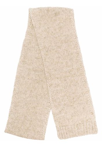 Maison Margiela knitted alpaca-blend scarf - Verde