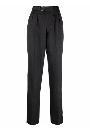 Maison Margiela high-waist pleated trousers - Grigio