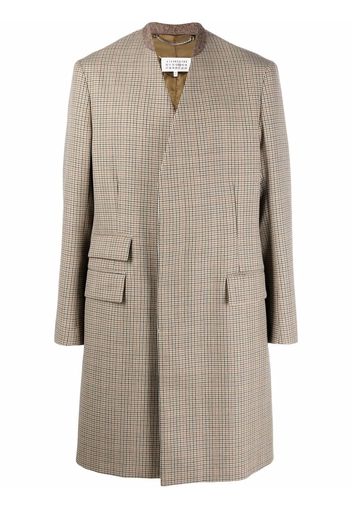 Maison Margiela Prince of Wales-check coat - Toni neutri