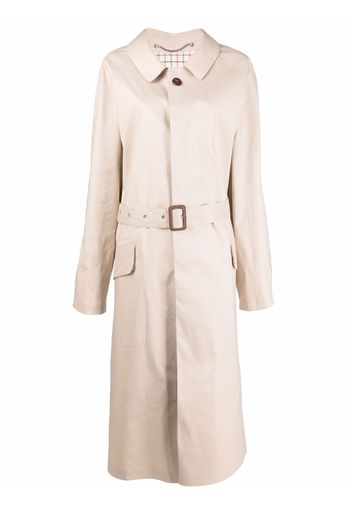 Maison Margiela belted car coat - Toni neutri