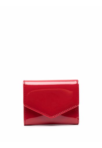 Maison Margiela tri-fold leather wallet - Rosso