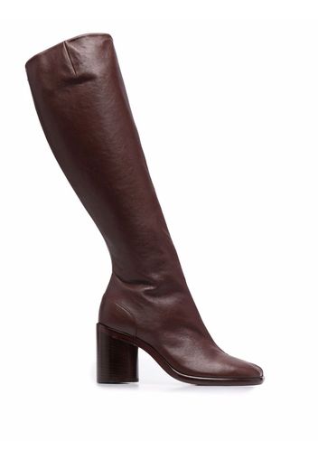 Maison Margiela tabi knee-high boots - Marrone