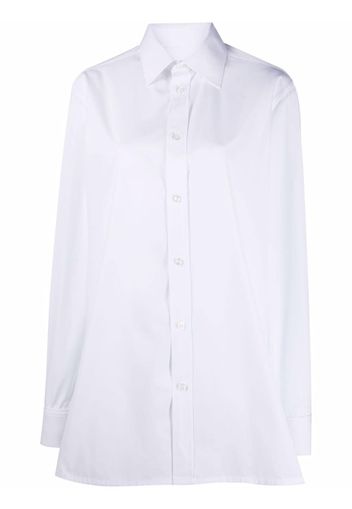 Maison Margiela long-sleeve cotton shirt - Bianco
