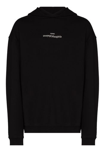 Maison Margiela MARG UPSIDE DOWN LOGO HD SWT BLK - Nero