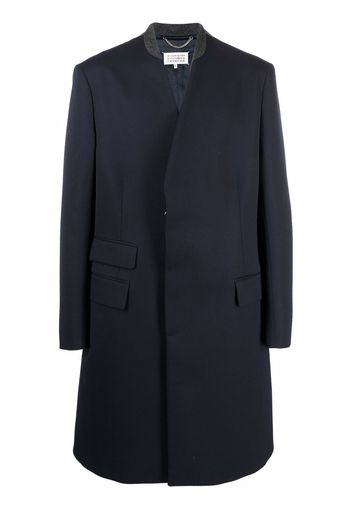 Maison Margiela mid-length button coat - Blu