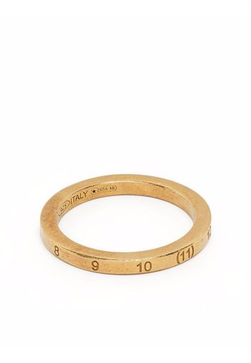Maison Margiela engraved-number ring - Oro