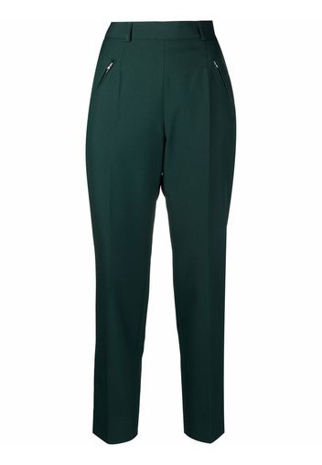 Maison Margiela Pantaloni sartoriali a vita alta - Verde