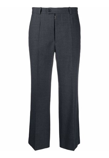 Maison Margiela cropped straight leg trousers - Grigio