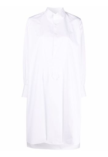 Maison Margiela high-low shirt dress - Bianco