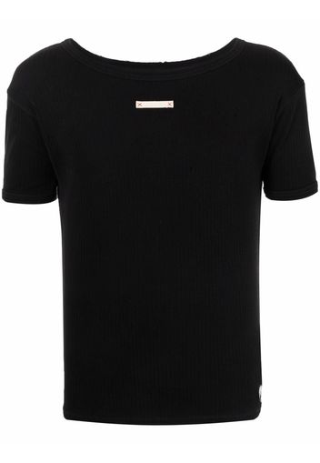 Maison Margiela four-stitch detail T-shirt - Nero