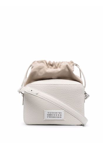 Maison Margiela grained leather shoulder bag - Toni neutri