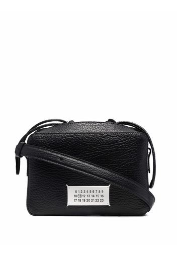 Maison Margiela grained leather shoulder bag - Nero