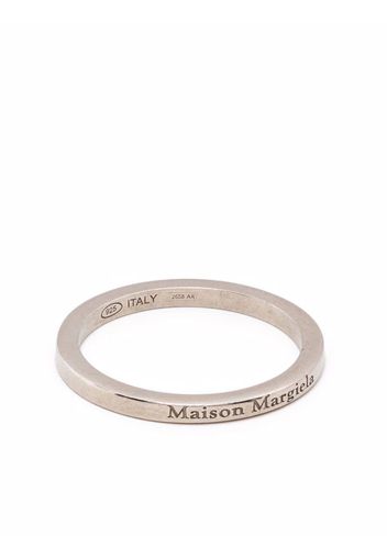 Maison Margiela Anello inciso - Argento