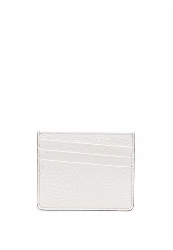 Maison Margiela stitch-detail cardholder wallet - Bianco